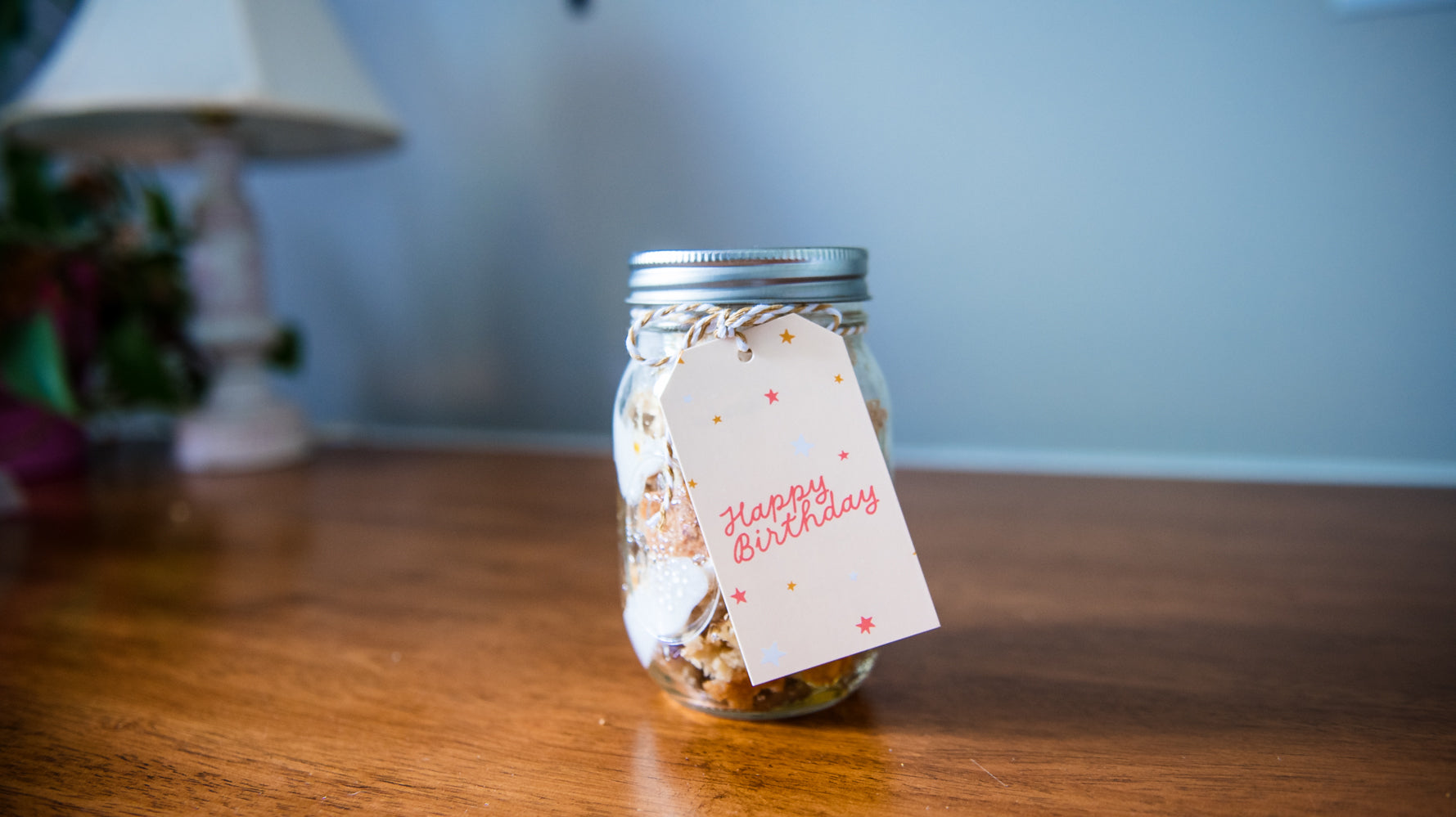 Gift a Peach Cupcake in a Jar