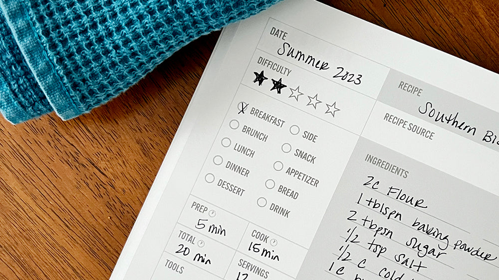 How a Recipe Planner and Journal Can Elevate Your Cooking Game