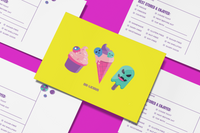 It's Die-licious Baked Goods Halloween Gift Greeting Cards
