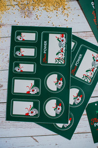 Flour Power Baked Goods Gift Tags & Cards