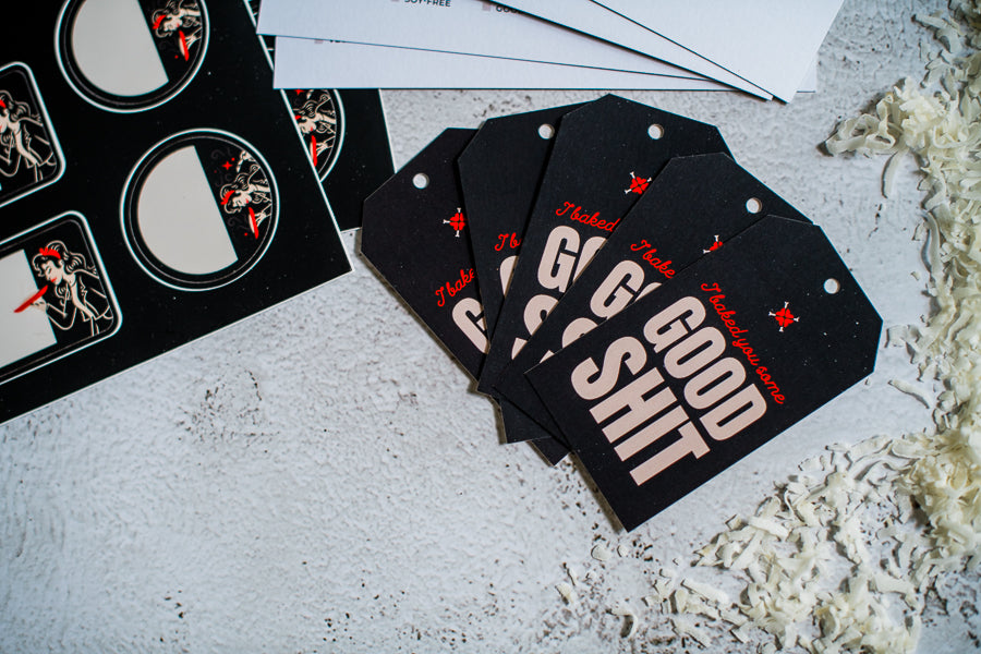 I Baked You Good Shit Baked Goods Gift Tags & Cards