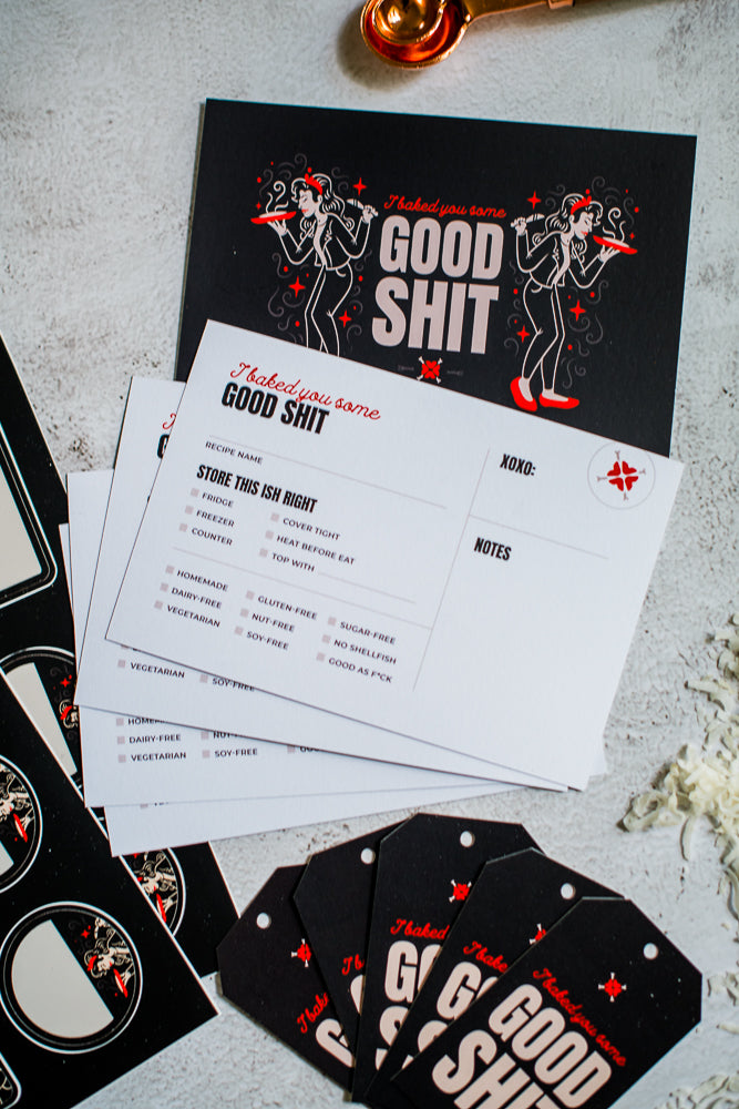 I Baked You Good Shit Baked Goods Gift Greeting Cards