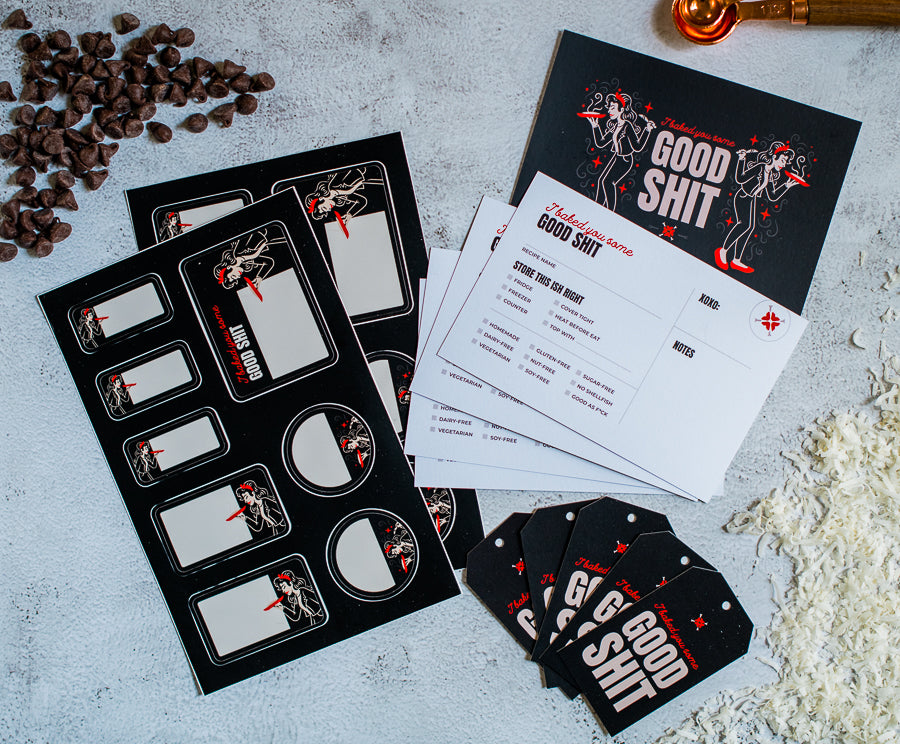 I Baked You Good Shit Baked Goods Gift Tags & Cards
