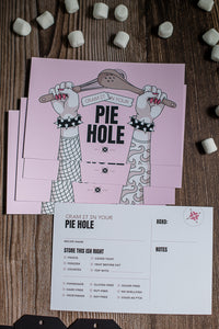 Cram It In Your Pie Hole Baked Goods Gift Tags & Cards