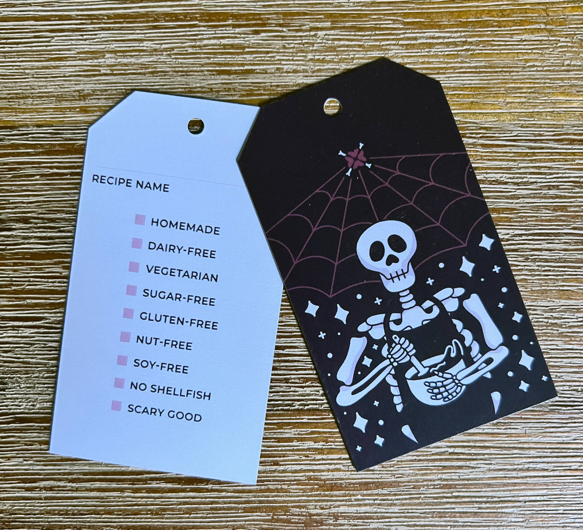 Skully Chef You Baked Goods Gift Tags